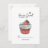 あなたはの甘いカップケーキ教室のバレンタインポストカード シーズンポストカード (正面/裏面)