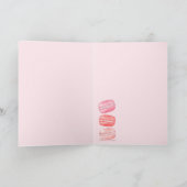 あなたはの甘いハッピーバレンタインデーマカロンCookie シーズンカード (内部)