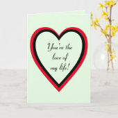 あなたはの私の人生の愛 カード (黄色い花)