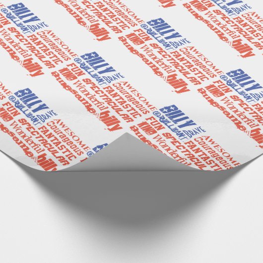 あなたはの米国国素晴らし名パーソナライズされた旗 ラッピングペーパー (角)