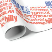 あなたはの米国国素晴らし名パーソナライズされた旗 ラッピングペーパー (ロールコーナー)