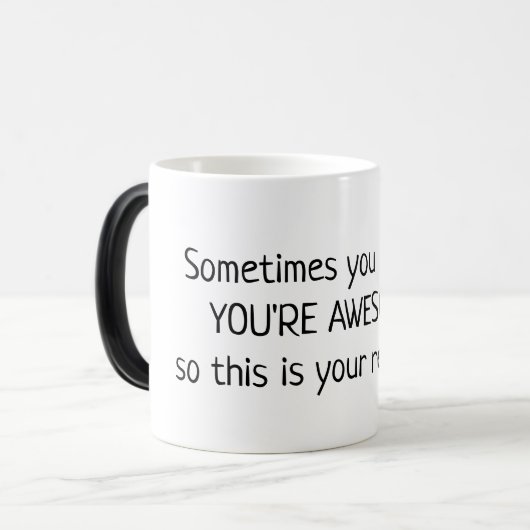 あなたはの素晴らしマグ モーフィングマグカップ (正面左)