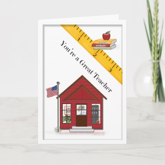 あなたはの素晴らし先生 サンキューカード (正面)