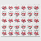 あなたはの素晴らし飛行機飛行機子供バレンタインデー ラッピングペーパー (フラット)