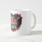 あなたはの自分のお気に入りのトラック ジャンボコーヒーマグカップ (正面右)