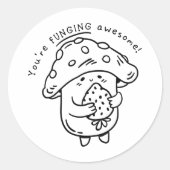 あなたはの菌素晴らしパン ラウンドシール (正面)