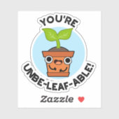 あなたはの葉なし植前向き物パン シール (シート)