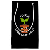 あなたはの葉なし植前向き物プンダークB スモールペーパーバッグ (正面)