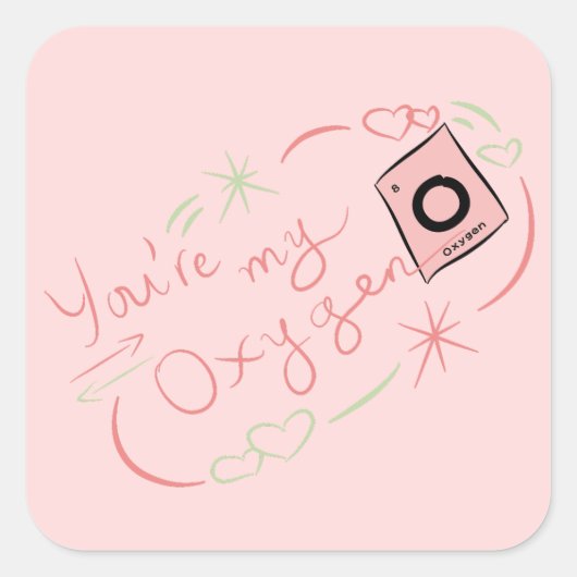 あなたはの酸素シール スクエアシール (正面)