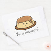 あなたはの風味付けフードパン 長方形シール (封筒)