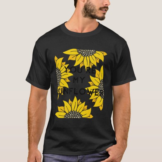あなたはの黄色い花 Tシャツ (正面)