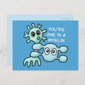 あなたはの1つのミエリン – 神経科学 ポストカード (正面/裏面)