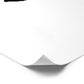 あなたはのA生地再生可能なおもしろいドーナツパン ポスター (角)