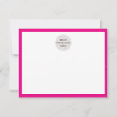 あなたはのGEMユーモダン感謝してい金ゴールドグリッタースクリプト サンキューカード (裏面)