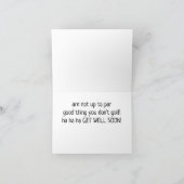 あなたはは感じうまく聞こえない。 カード (内部)