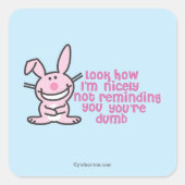 あなたはばか スクエアシール (正面)