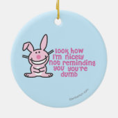 あなたはばか セラミックオーナメント (裏面)