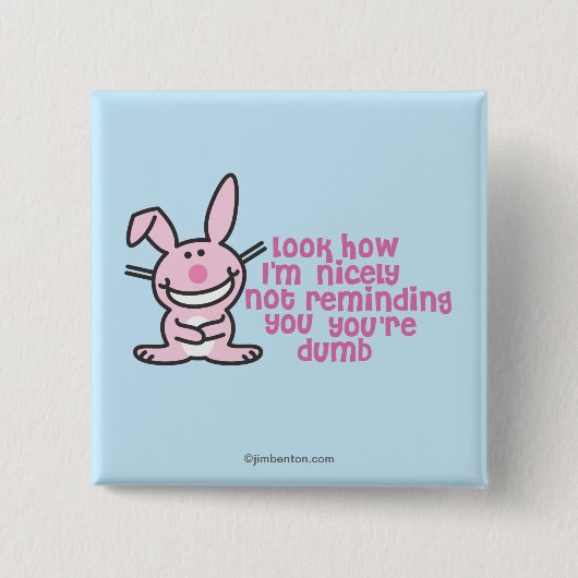 あなたはばか 缶バッジ (正面)