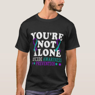 あなたはひとりじゃない うつ病 自殺防止 Awa Tシャツ