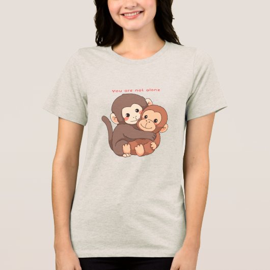 あなたはひとりじゃない サポート トライブレンドTシャツ (正面)