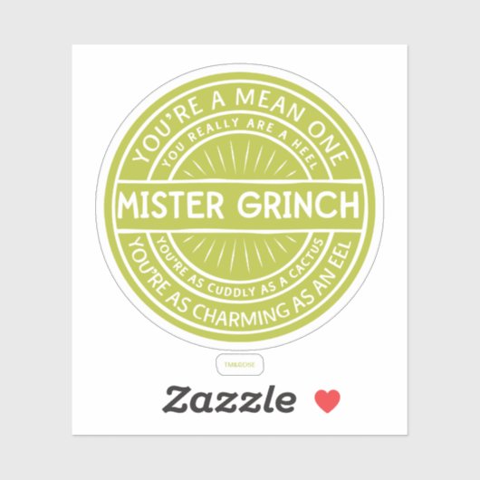 あなたはひどい人の笑い声 シール (シート)