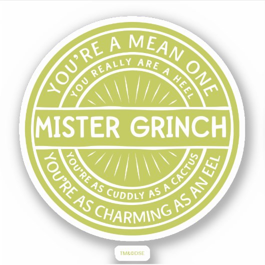 あなたはひどい人の笑い声 シール (正面)