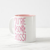 あなたはひどい反バレンタイン ツートーンマグカップ (正面左)