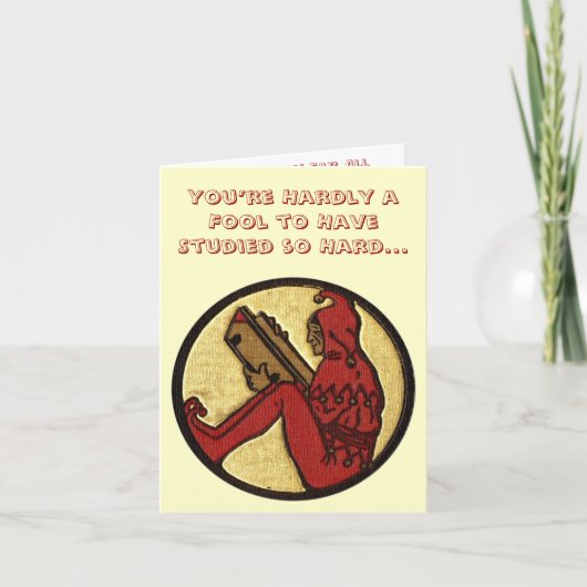 あなたはほとんど愚か者が勉強したそう懸命... カード (正面)