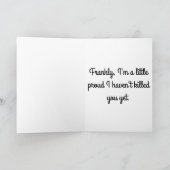 あなたはまだ生きた記念日カード カード (内部)