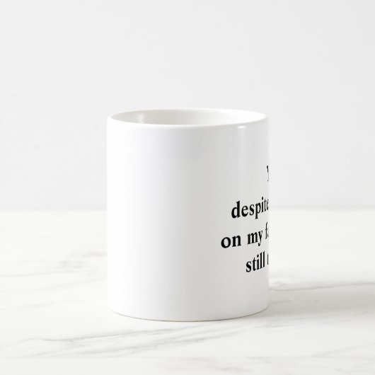 あなたはまだ話します コーヒーマグカップ (中央)