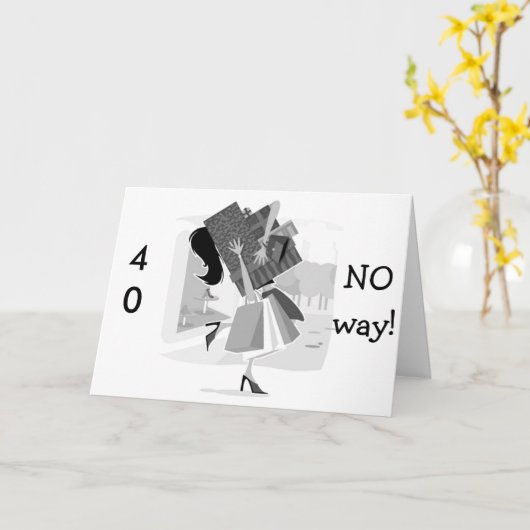 あなたはまだ21=4番目の誕生日であるように買い物 カード (黄色い花)