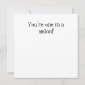 あなたはめちゃくちゃ特別な人 カード (裏面)