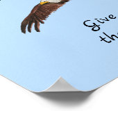 あなたはもしイーグル引用文を飛びたい感動的 ポスター (角)