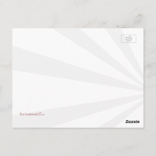 あなたはもしハッピーClap Tレックスの恐竜はこおもしろいの ポストカード (裏面)