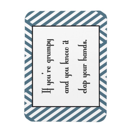 あなたはもし不機嫌で知っているだろう マグネット (縦)