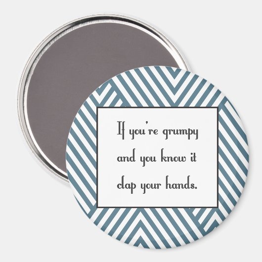 あなたはもし不機嫌で知っているだろう マグネット (正面/裏面)