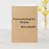 あなたはもし地獄を経て保行く。 カード (黄色い花)