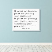 あなたはもし失敗しない… - Ray Dalio キャンバスプリント (インサイチュ (ウッドフロア))