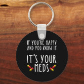 あなたはもし幸せで、それはあなたのCdであることを知っている キーホルダー (裏面)