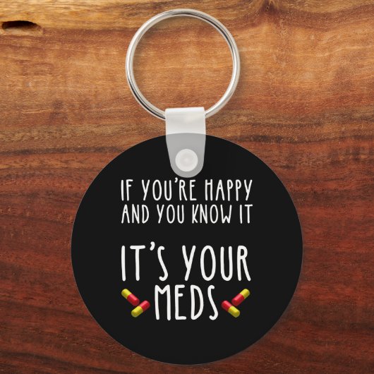 あなたはもし幸せで、それはあなたのCdであることを知っている キーホルダー (裏面)