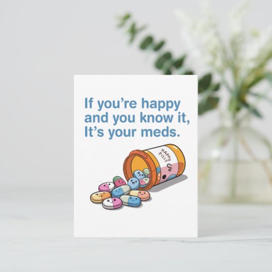 あなたはもし幸せで、それはあなたのCdであることを知っている ポストカード (スタンド正面)