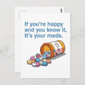 あなたはもし幸せで、それはあなたのCdであることを知っている ポストカード (正面/裏面)