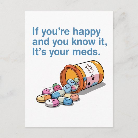 あなたはもし幸せで、それはあなたのCdであることを知っている ポストカード (正面)