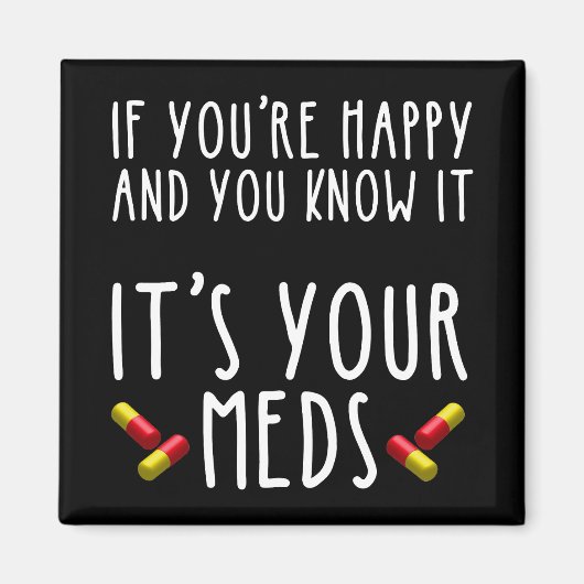 あなたはもし幸せで、それはあなたのCdであることを知っている マグネット (正面)