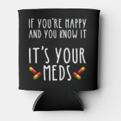 あなたはもし幸せで、それはあなたのCdであることを知っている 缶クーラー (正面)