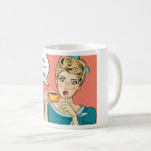 あなたはもし幸せで、君もそれを知っているだろう コーヒーマグカップ (正面右)