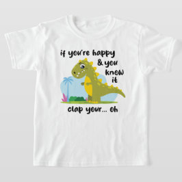 あなたはもし幸せでTシャツ（光）を知っている Tシャツ
