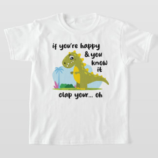 あなたはもし幸せでTシャツ（光）を知っている Tシャツ