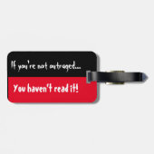 あなたはもし怒ってはいな読い！ ラゲッジタグ (裏面横)