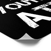 あなたはもし注意を怒怠ること ポスター (角)